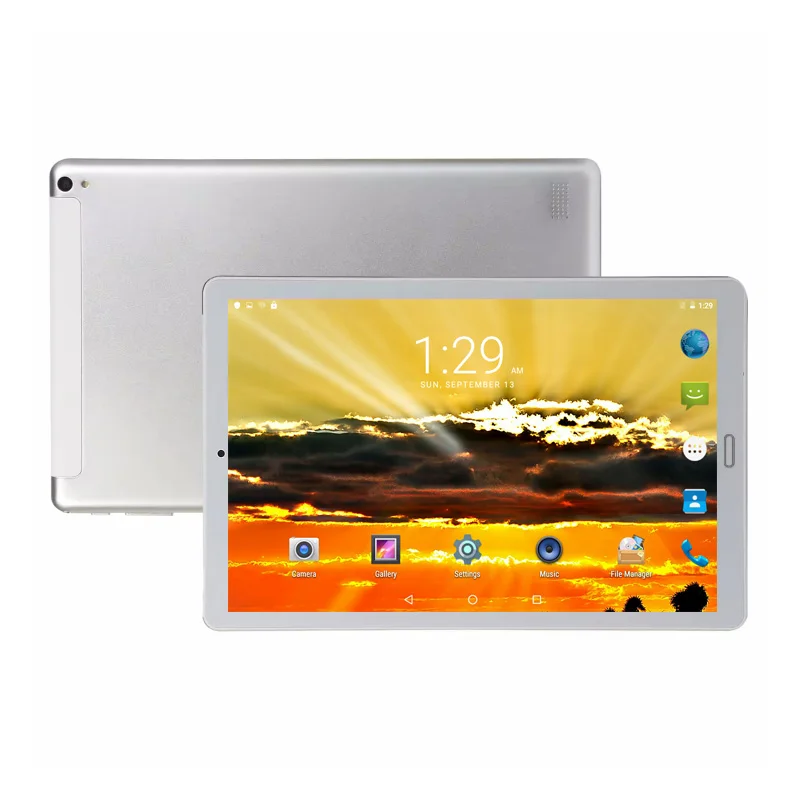 Tablette PC Android 10.1 de 7.0 Pouces, 3 Go de RAM et 32 Go de ROM, Appel Téléphonique, WIFI, MT6580, Façades, Cartes Sim Core x 2