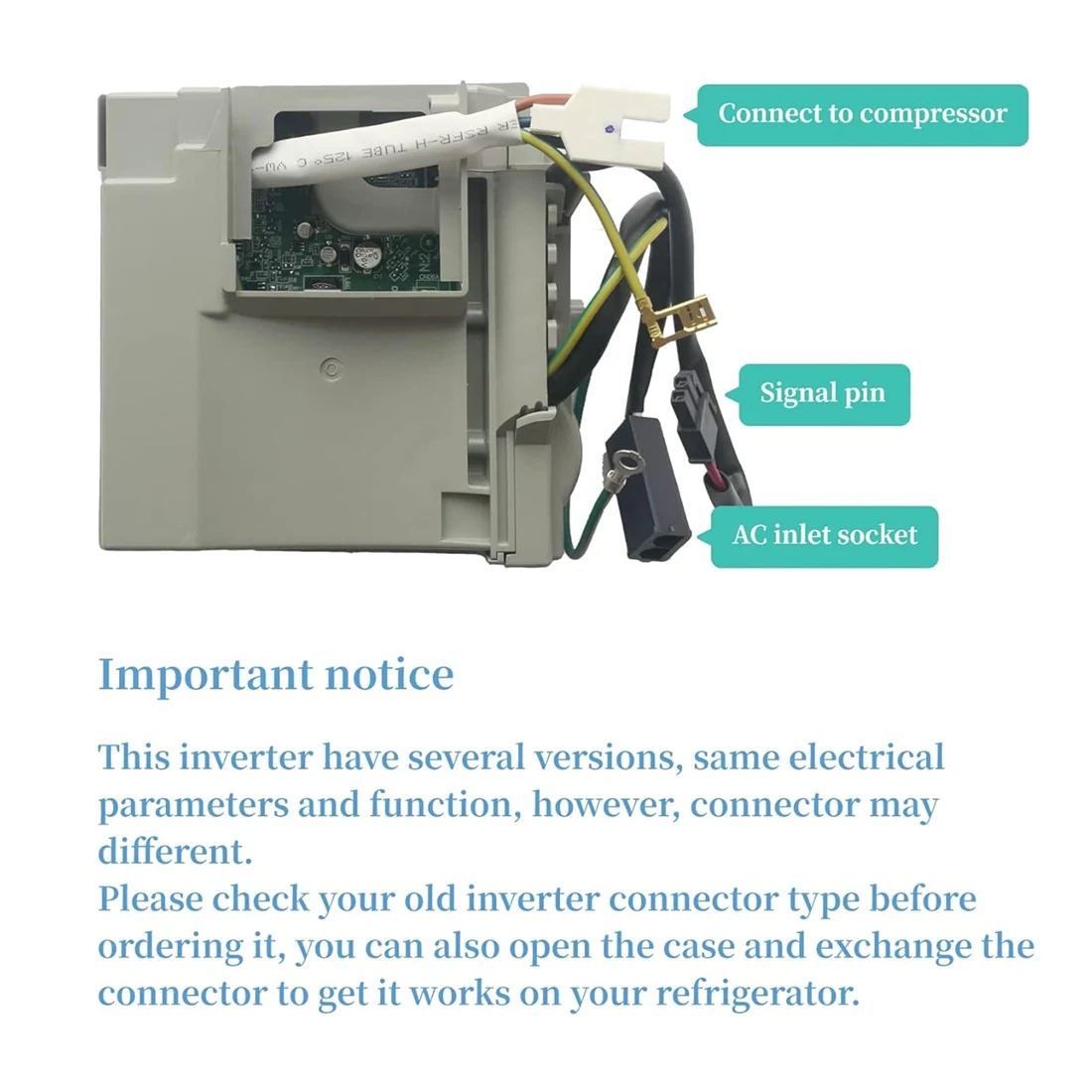 

N95R For Embraco VCC3 1156 F9B Drive Inverter Board- SDGY001FL Refrigerator 115-127V For Embraco Compressor Repair Parts