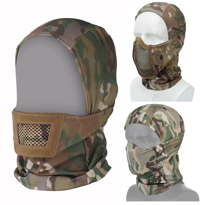 

Tactical Balaclava Shooting Mask Military Training Full Face Mask Paintball Motorcycle Fishing Hunting Mask Outdoor Headgear