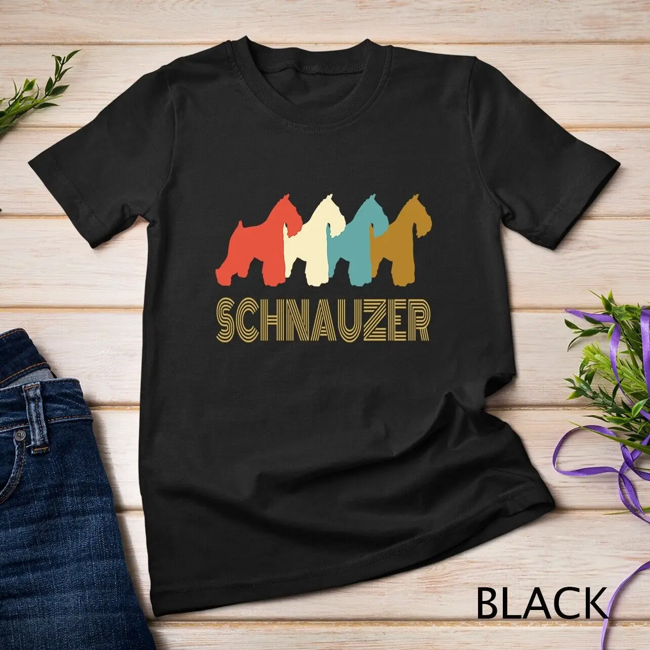 Vintage Miniature Schnauzer Unisex T-shirt