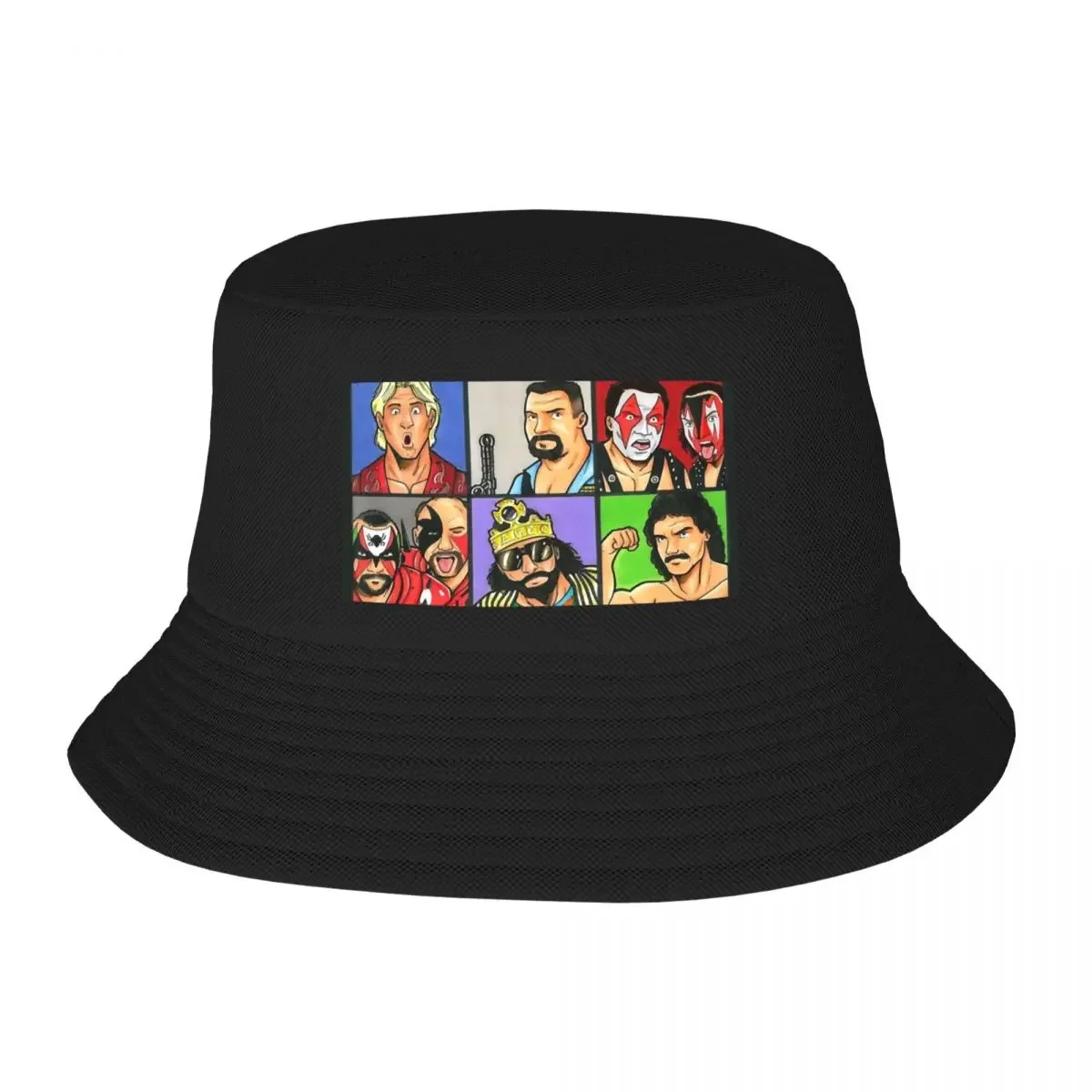 90s wrestling Essential Bucket Hat Fashion Beach Visor Men Hats Women's