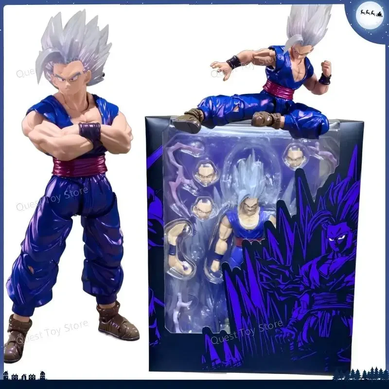 

HOT-New Dragon Ball Superhero Action Figure Wild Beast Son Gohan Shf Exclusive SDCC CJ Limited Edition Collectible Toy for Fans