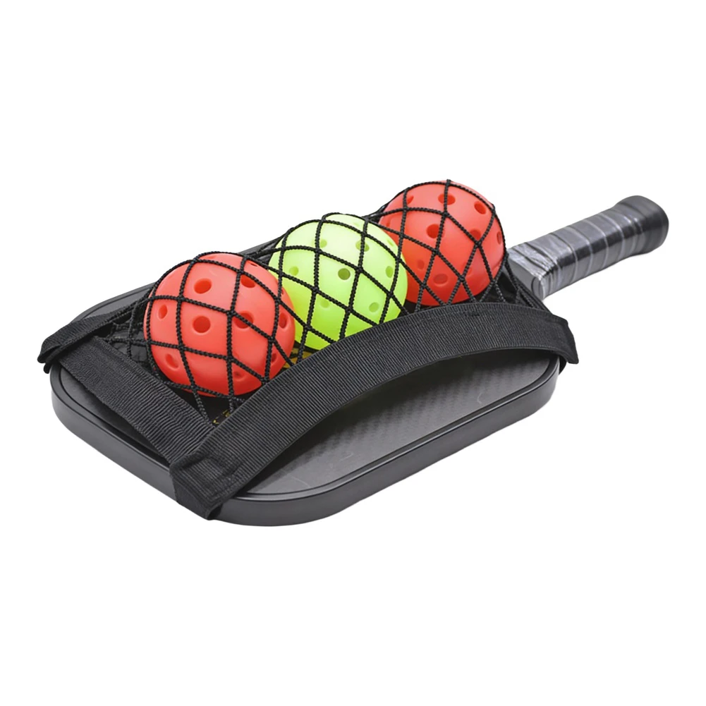 

Drawstring Pouch Pickleball Mesh Bag Competition Use Breathable Construction Elastic Strap Transparent Visibility