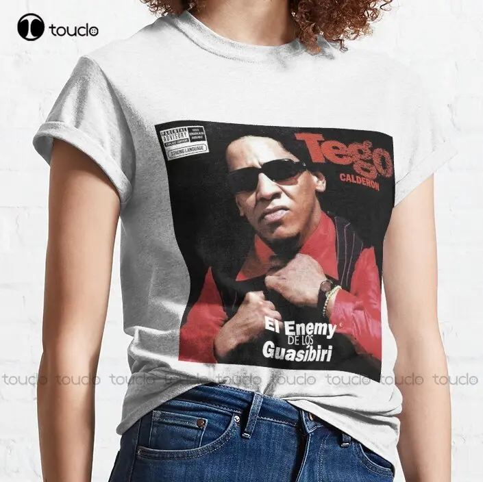 Bad-Bunny Tego Calderon El Enemy De Los Guasibiri Classic T-Shirt Size Shirts For Women Funny Art Streetwear Cartoon Tee