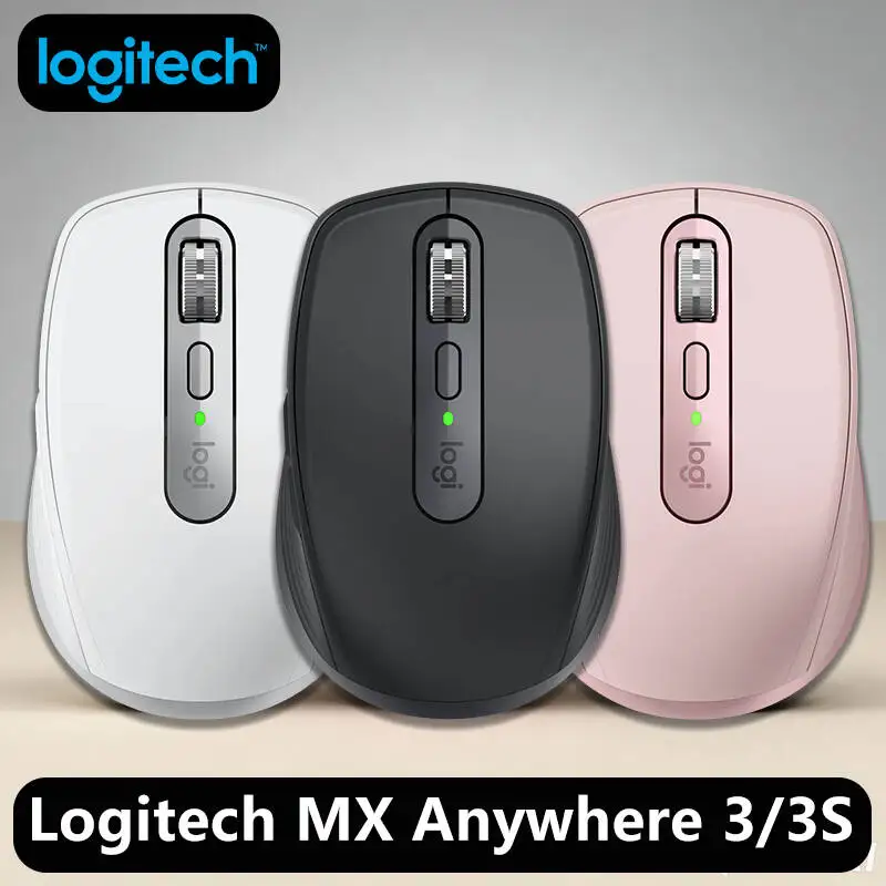 

Logitech Master Series MX Anywhere 3S Bluetooth Беспроводная бесшумная мышь Мягкий звук Офисный женский планшет