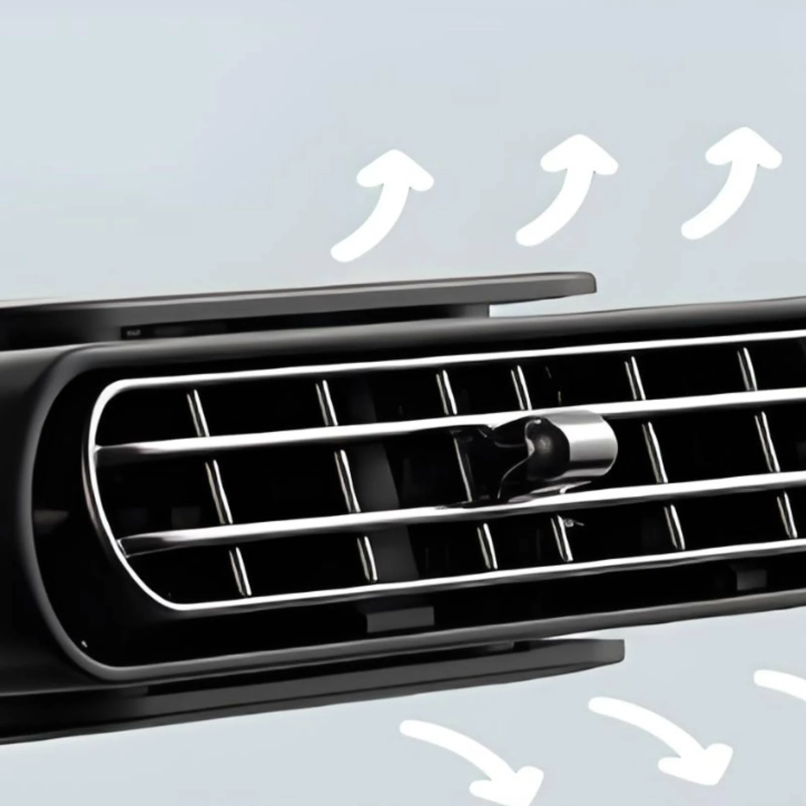 Type-Vehicle Fan 3-Speed Car Seat Cooling Fan Vehicle Accessory Rounded Corners Front Grille view 6
