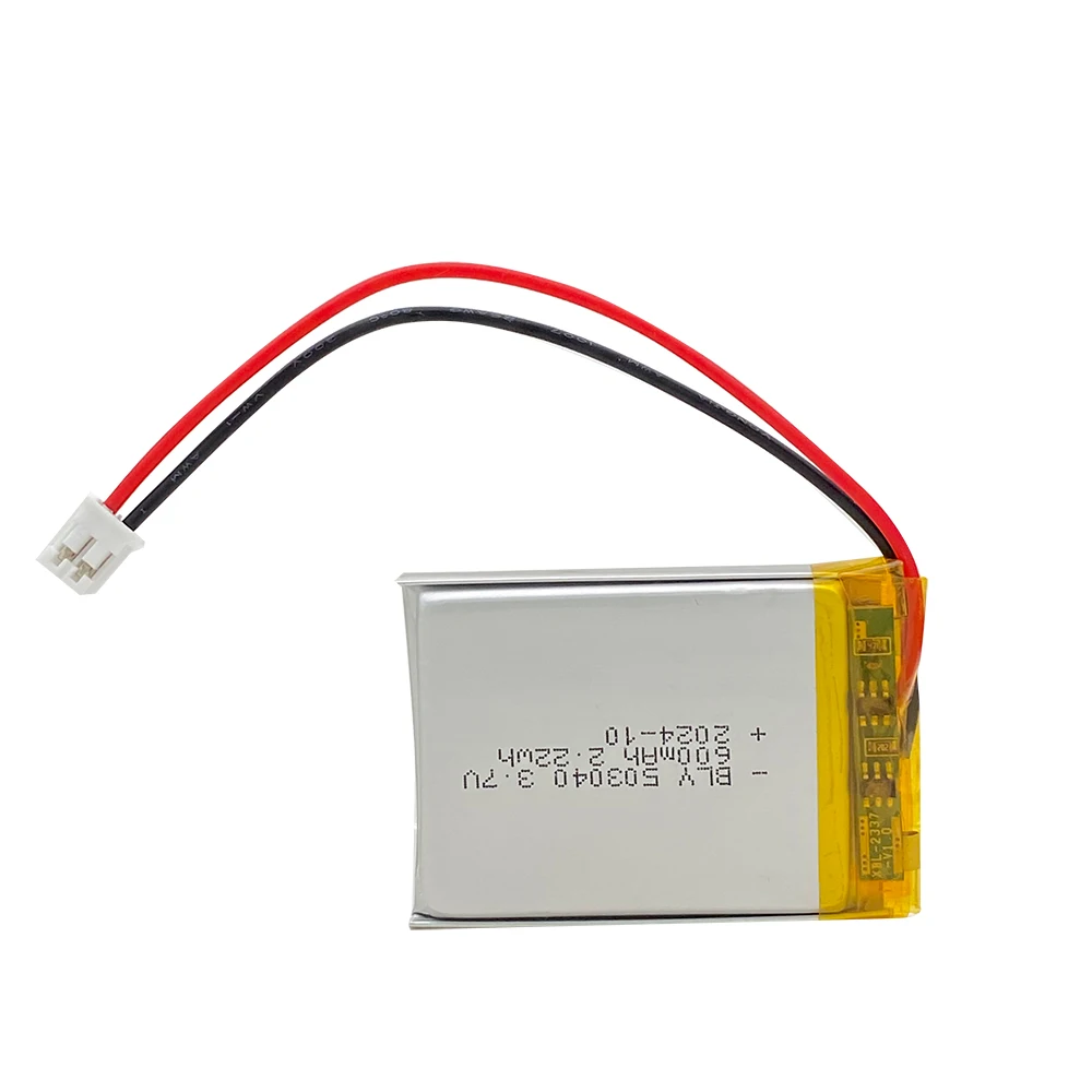 100% Real Capacity 503040 3.7V 600mAh Polymer Lithium Rechargeable Battery for GPS Navigator Bluetooth Headset PS4 Controller