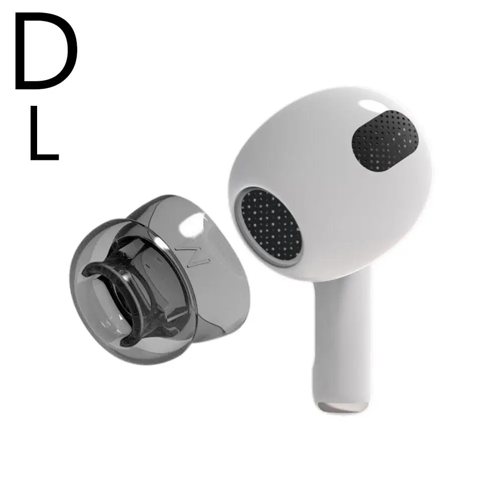 เปลี่ยนหูฟังสําหรับ AirPods 4 หูฟังหมวกหู Soft TPE Anti-SLIP ลดเสียงรบกวนปลั๊กอุดหู 1 คู่ Anti Fall Eartips U6M4