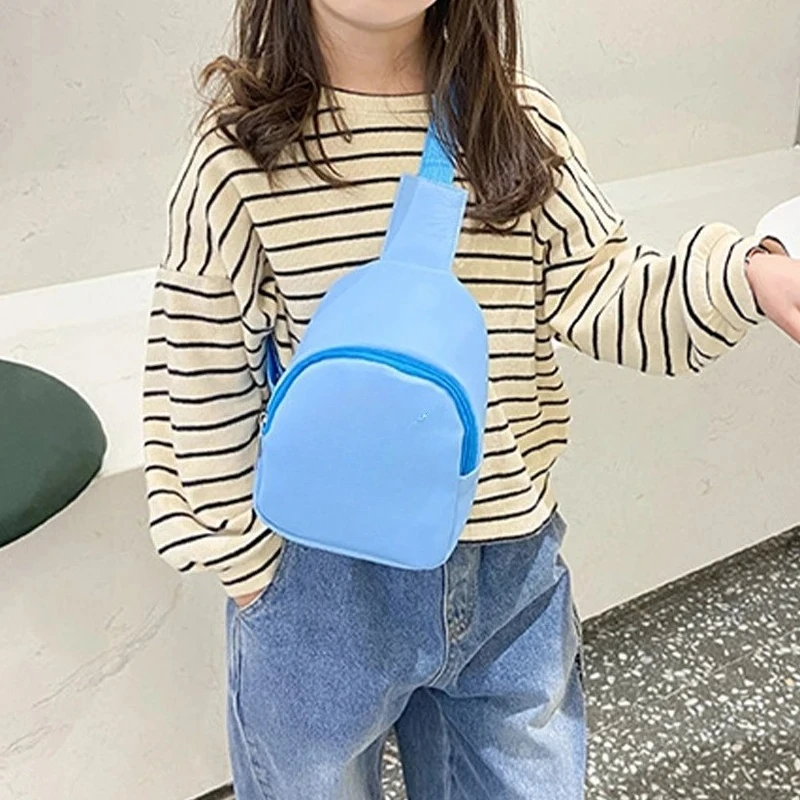 

Shoulder Bag Pu Leather Soft Crossbody Bags Student Anime Cartoon Chest Pocket Boy Girl Fashion Handbag Birthday Gift