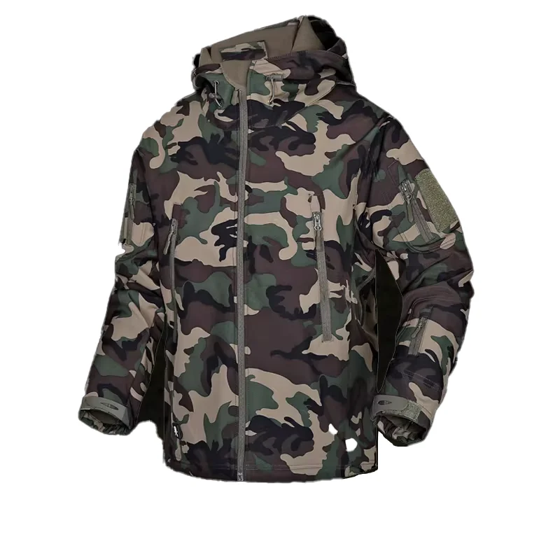 Chaqueta táctica cortavientos para caza – resistente viento frío