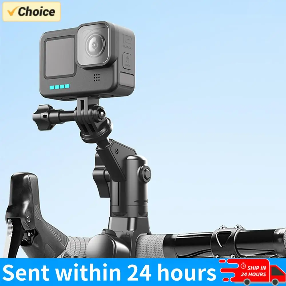 

Крепление на руль мотоцикла/велосипеда для зеркала заднего вида, кронштейн для экшн-камер Insta360 X2 X3 X4, GoPro 12 11 10, DJI и других аксессуаров