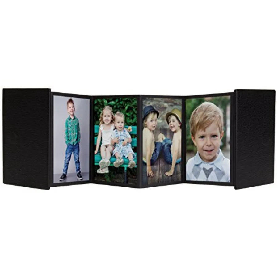 

2.5" x 3.5" Black Mini Accordion Self-Stick Photo Album