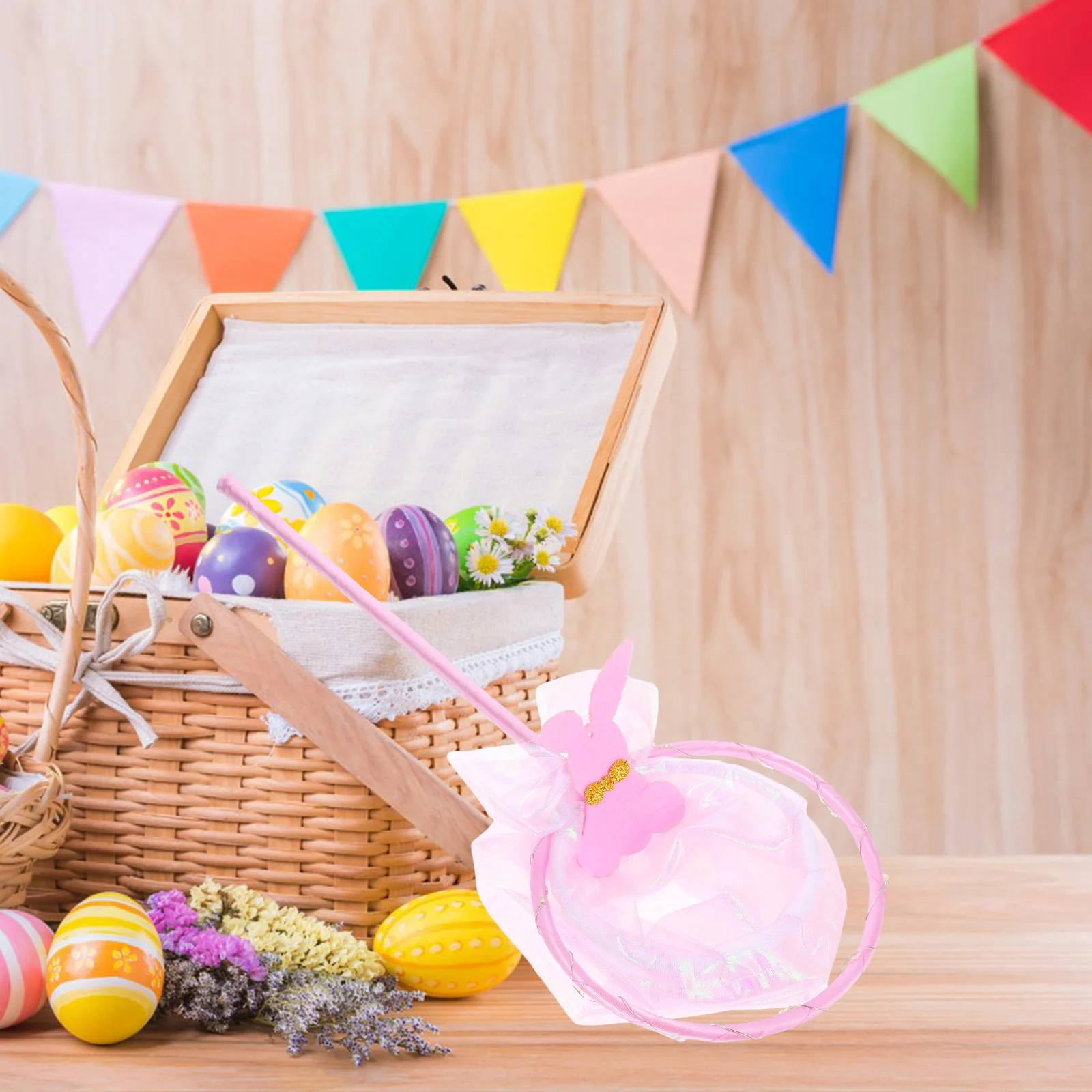 

Easter Gift Bag Glowing Bunny Tote Portable Small Multi function Treat Party Favor C y Snacks Packing Decor