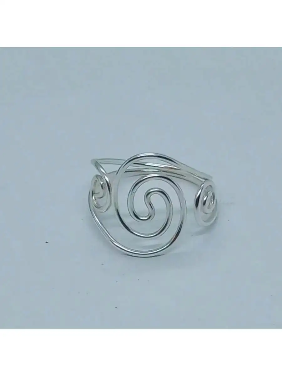 

Unique Exaggerated Metal Spiral Hollow Ring For Daily Wear Gift