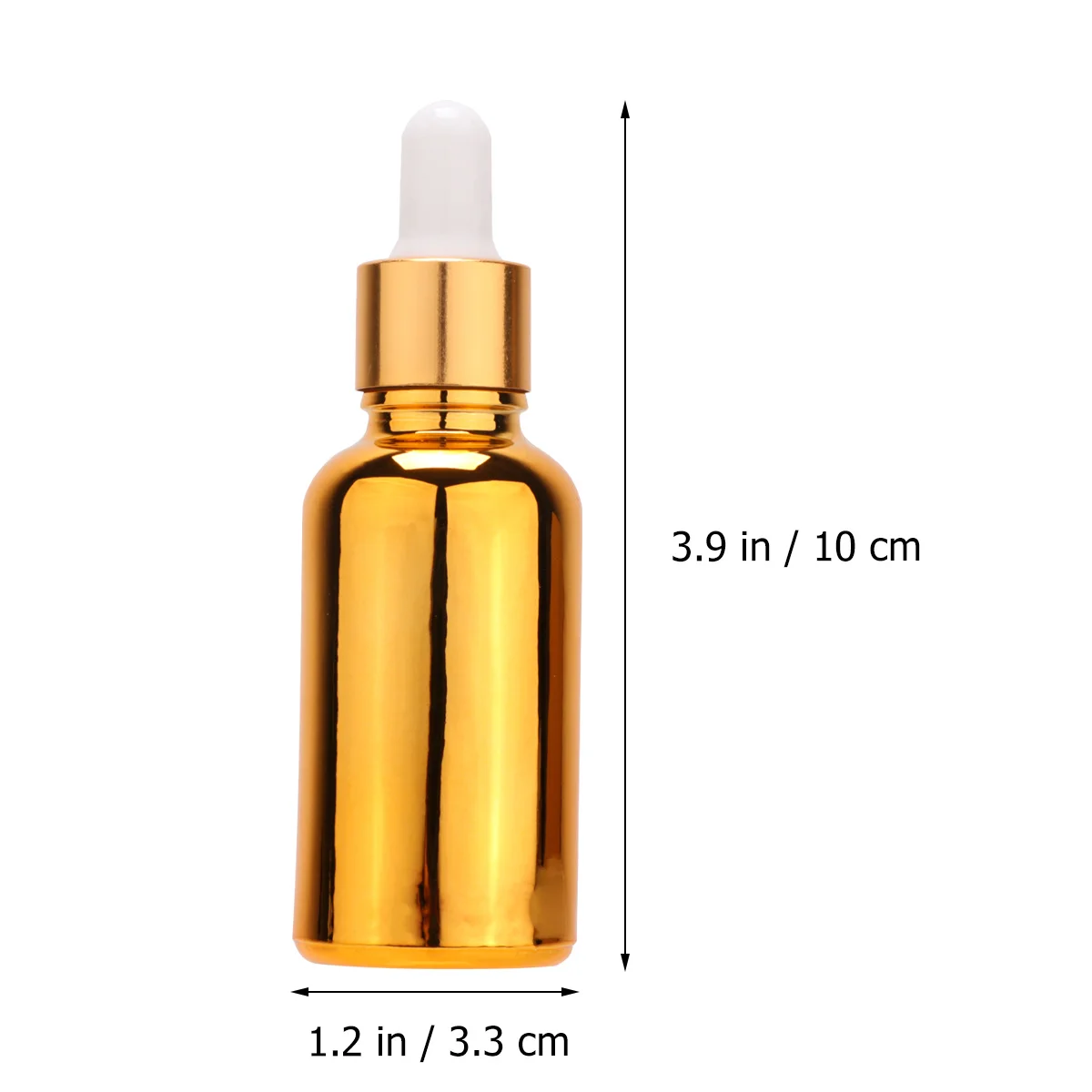 

1Pcs Electroplating Dropper Bottle 30ml Refillable Essential Oil Container Travel Accessories Perfume Oil Bottle