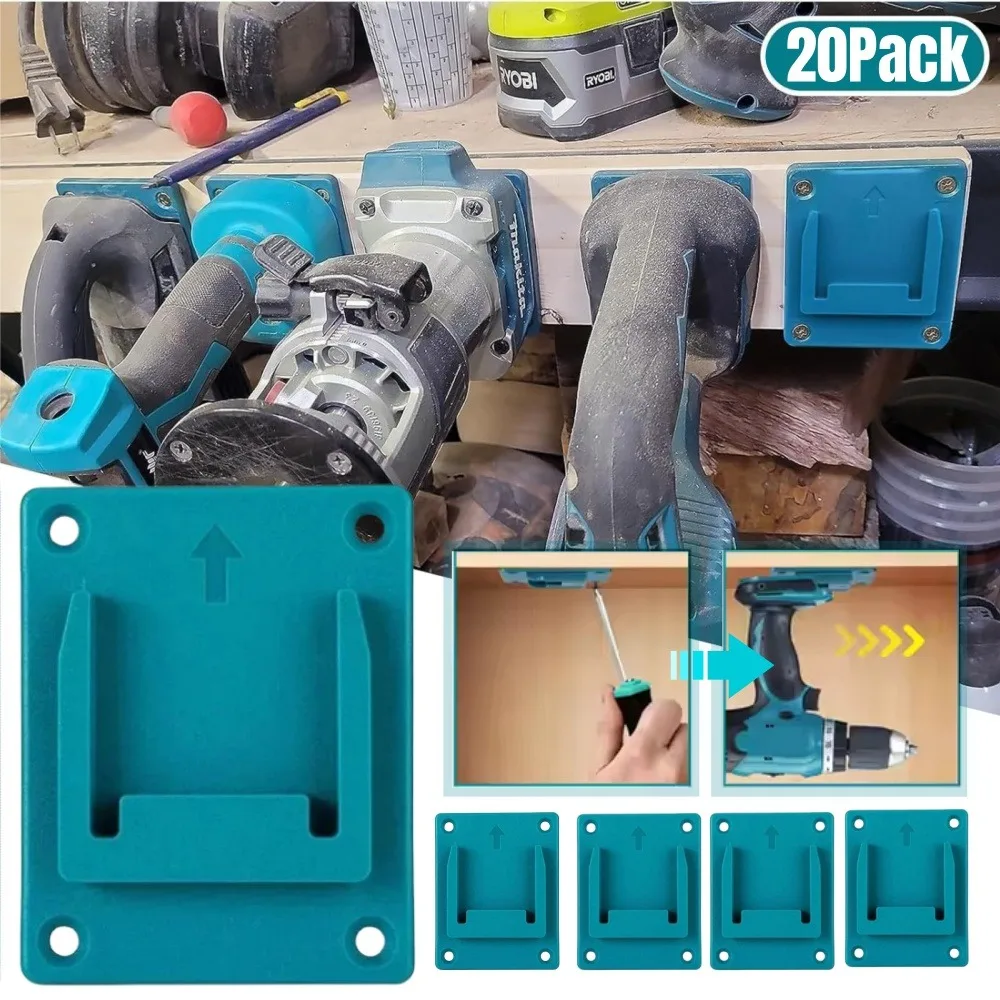 

Wall Mount Drill Tool Storage Bracket For Makita For Bosch 14.4V/18V Li-ion Battery Tool Machine Fix Device Hang Display Stand