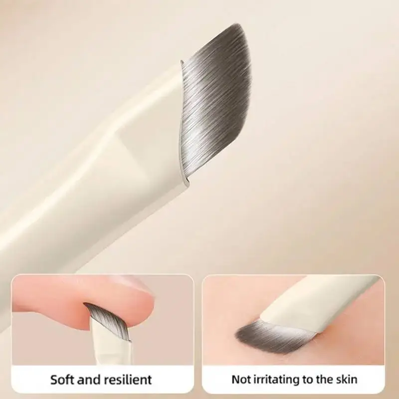 5/6/8/10pcs Pennelli per trucco occhi naturali Set Dettaglio Pennello per ombretto Pennello per trucco Bianco Ultra morbido Ombretto Eyeliner Strumento per il trucco
