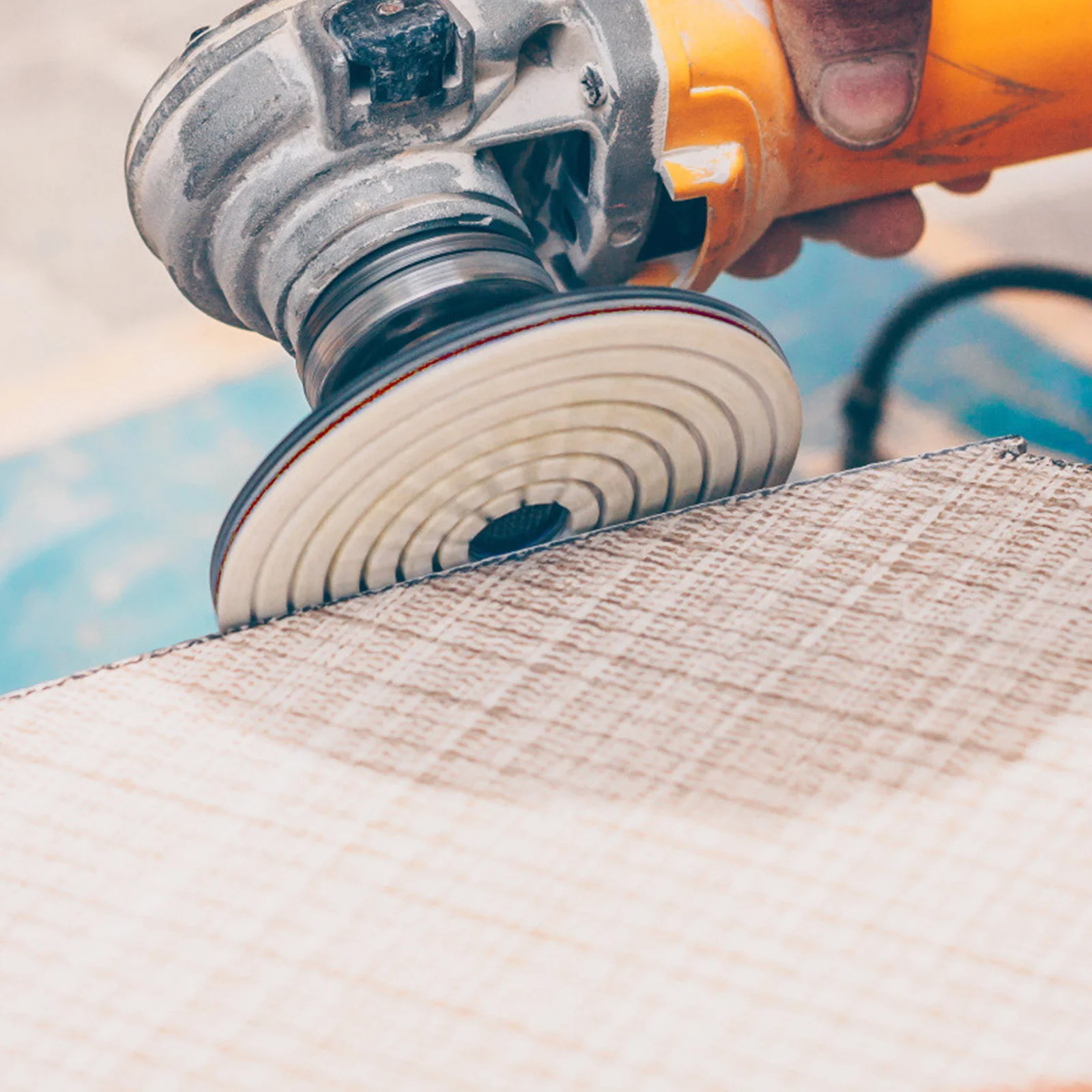 

8Pcs Professional Diamond Polishing Disc Wet Use Resin Sanding Pad for Granite Marble Concrete Polishing Disc Sander Pad