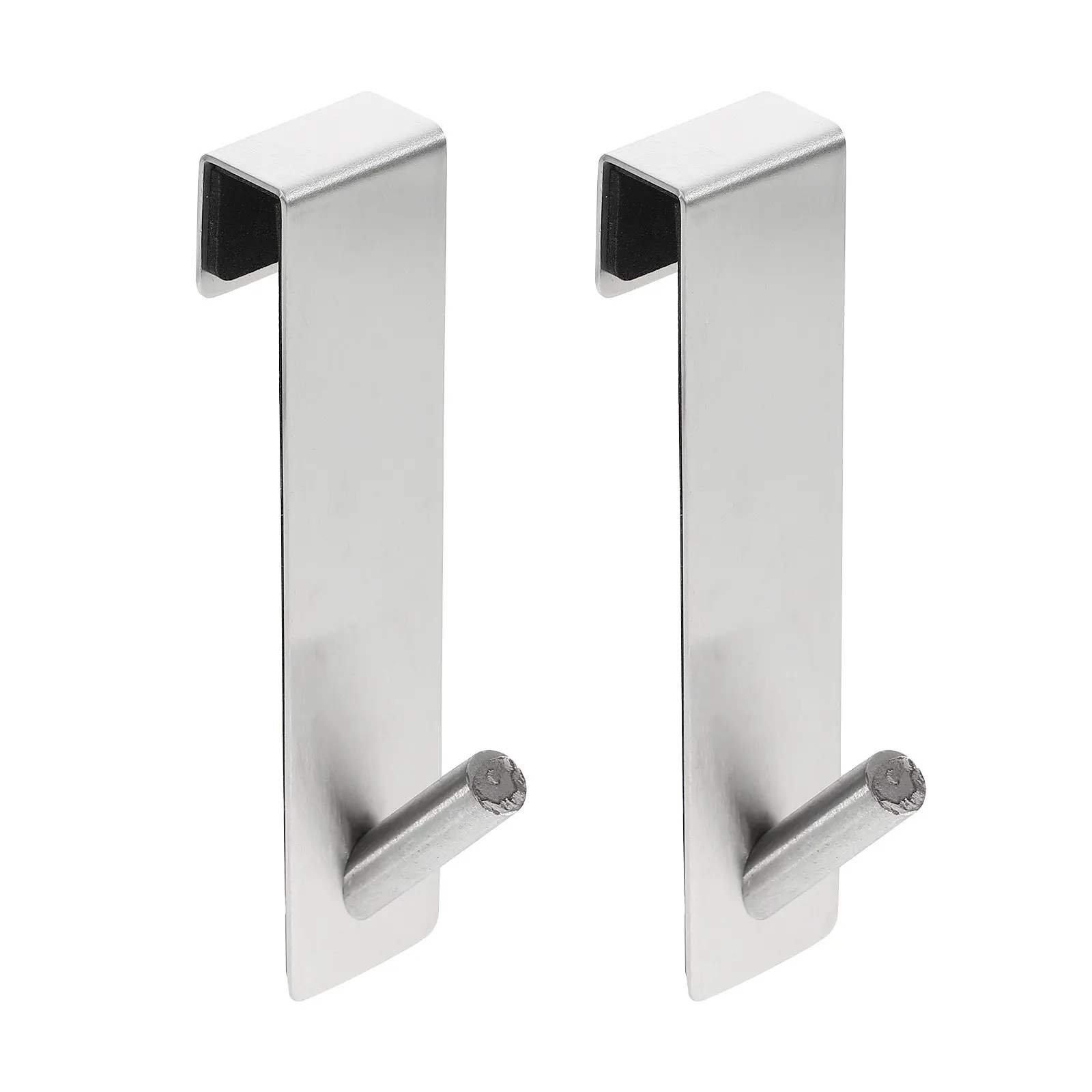 

2Pcs Long-Lasting Stainless Steel Hooks Craftsmanship Ensured Durability Practicality Back-Mounted Hook Back Hanging Hook