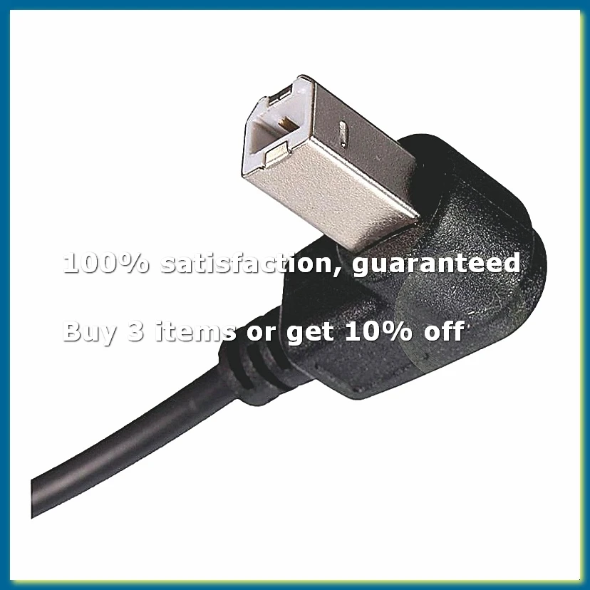 USB 2.0 B Male to USB B Female Socket Printer Panel Mount Extension Cable 50cm-DTB3