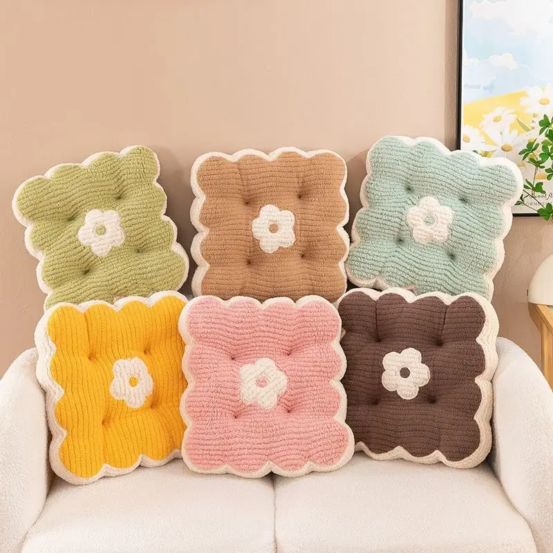 New Thickened Soft And Comfortable Biscuit Mat Futon Mat Tatami Mat Sedentary Floor Chair Mat Office Dining Chair Mat Chair Mat