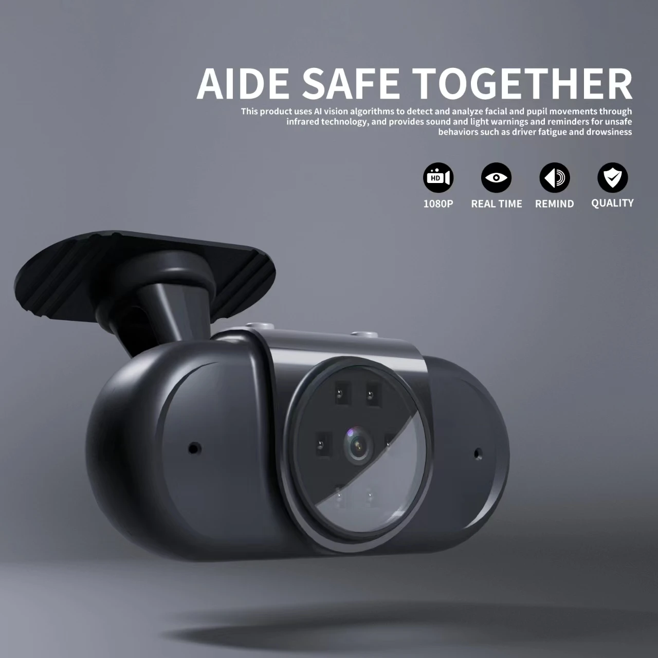 Fatigue Sleep Driving Detecting Camera With ADAS Driver Fatigue Sleep Driving Emergency Alert System smart facial recognition