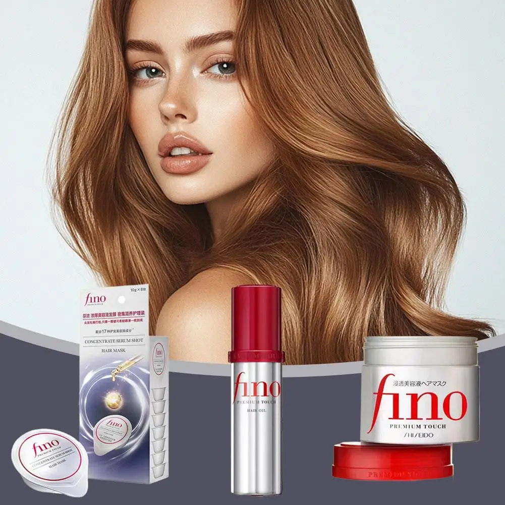 

FINO Japan Hair Mask Nourishing Hair Serum Lightweight Smoothing Hair Care Increase Hair Volume Gentle Promote Scalp Health