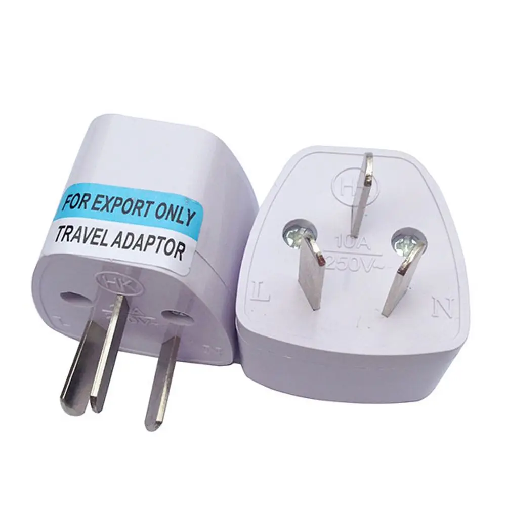 1pc 3 Pin AC Power UK/US/EU Universal To AU/Australia Adaptors Electrical Plugs Travel Converter