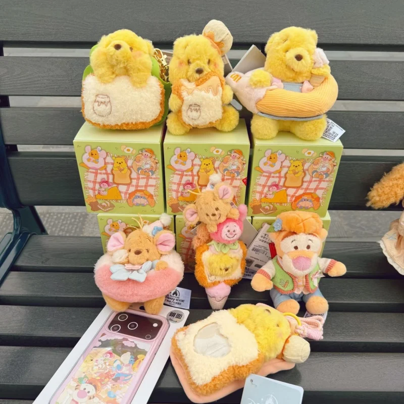 

Плюшевый брелок-подвеска для сумки Disney Resort Spring Picnic Series: Пиглет и Иаиор (милые персонажи)