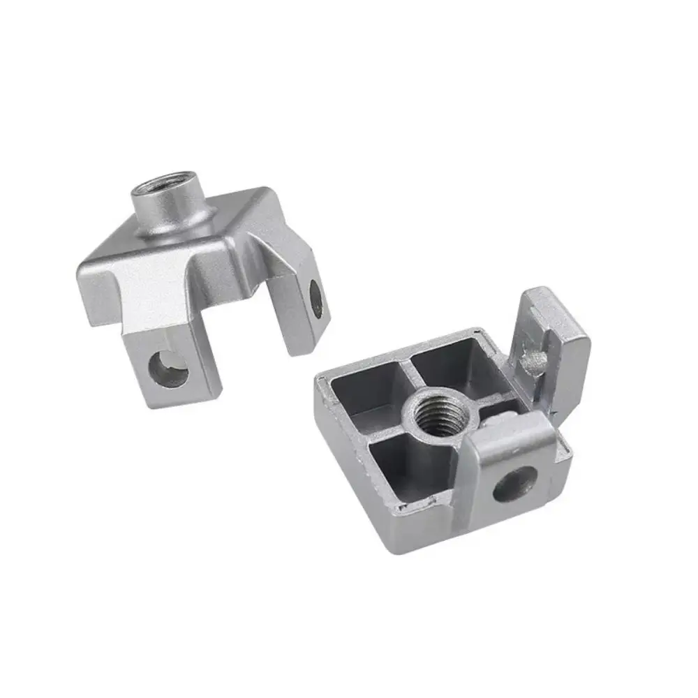1Pcs M6-M12 Thread Size Caster Foot Wheel Cup Connection Block Aluminum Profile Foot End Connection Block
