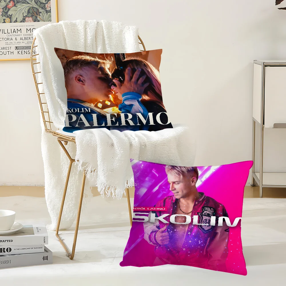 Singer S-Skolim Daj Mi Jedno Słowo Pillow Case Suitable For Bedrooms Living Rooms Cars Home Decoration