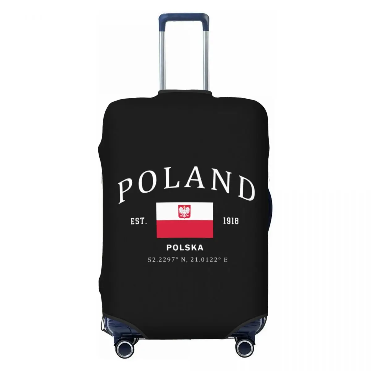 

Польский флаг Польши, чехол для чемодана Poland, пыленепроницаемый, польский, патриотический, гордость, чехлы для багажа, защита для 18-32 дюймов