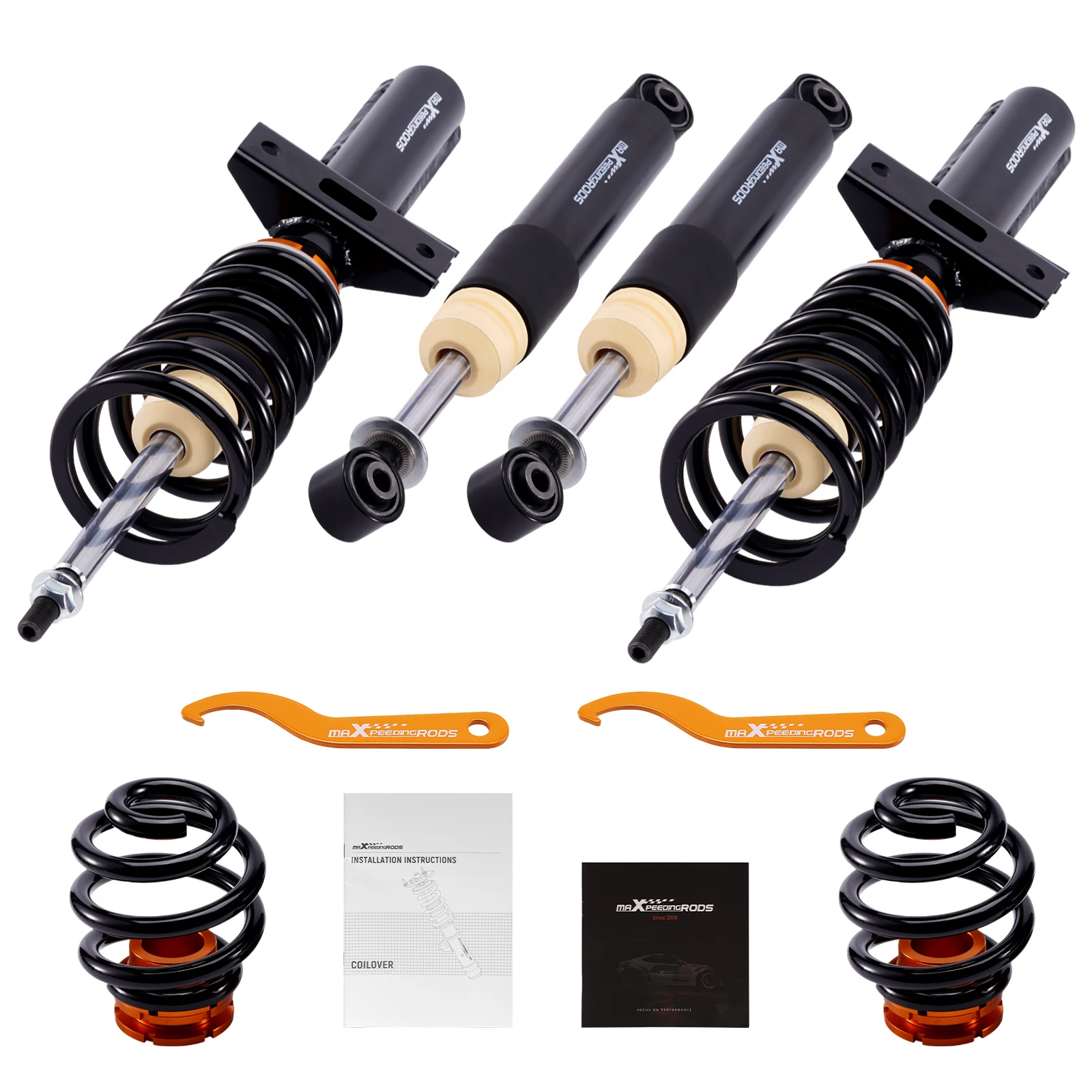 Height Lowering Coilover Shock Absorber For VW Transporter T5 Van T32 2003-2015
