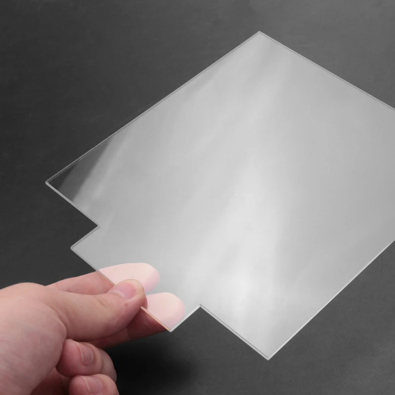 Acrylic Sheet Clear Cast For LED Light Base Table Signs DIY Display Projects Craft Led Lights For Projects 6 Pieces