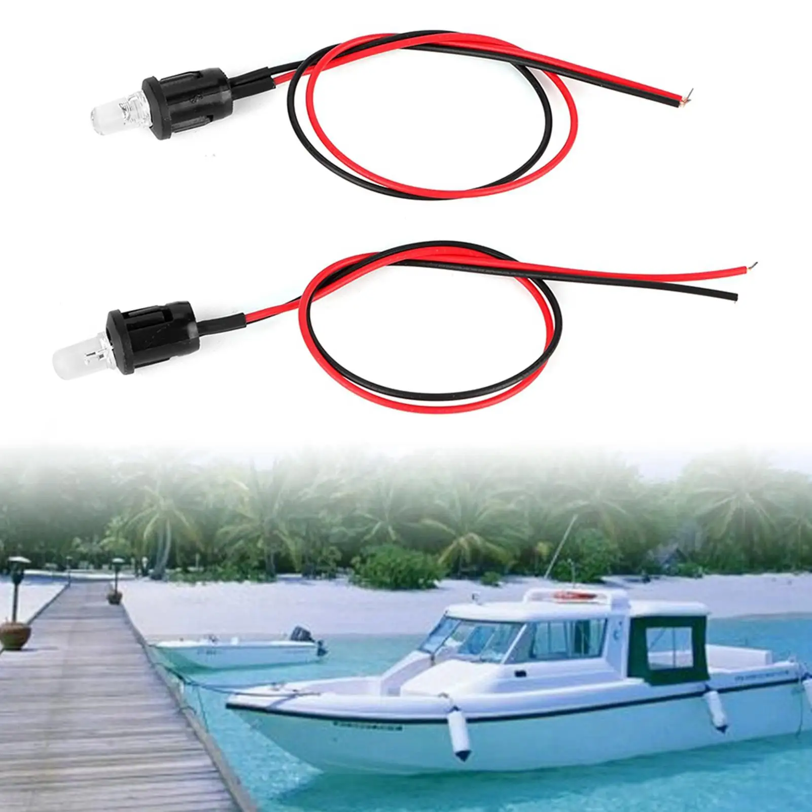 1 زوج تيار مستمر 12 فولت لسيارة LED التناوب إنذار داش جبل ضوء مصباح إشارة الأحمر LED إنذار ضوء لسيارة قارب RV دراجة نارية المنزل