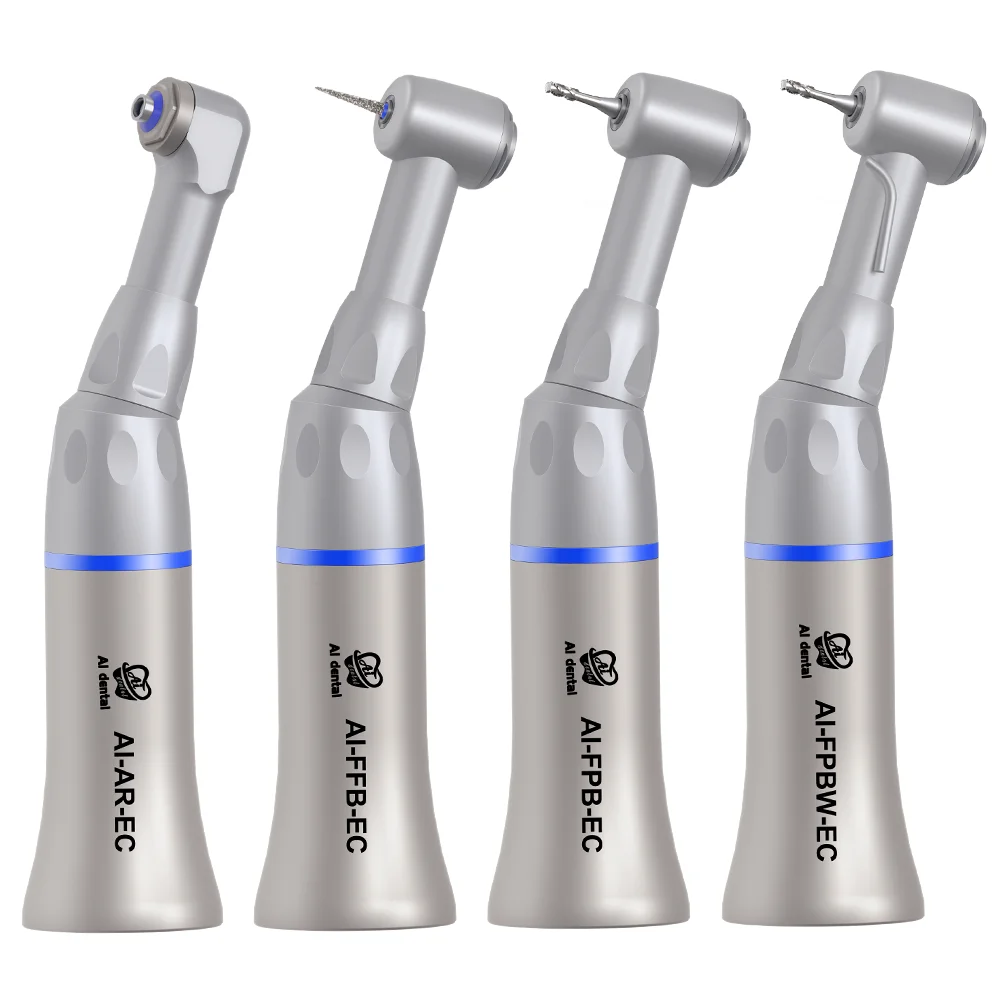 

AI-EC Series Handpieces 1:1 Drive CA/FG Burs for Endodontic Application Contra Dental Angle Nose with E-type Outer Water Spray