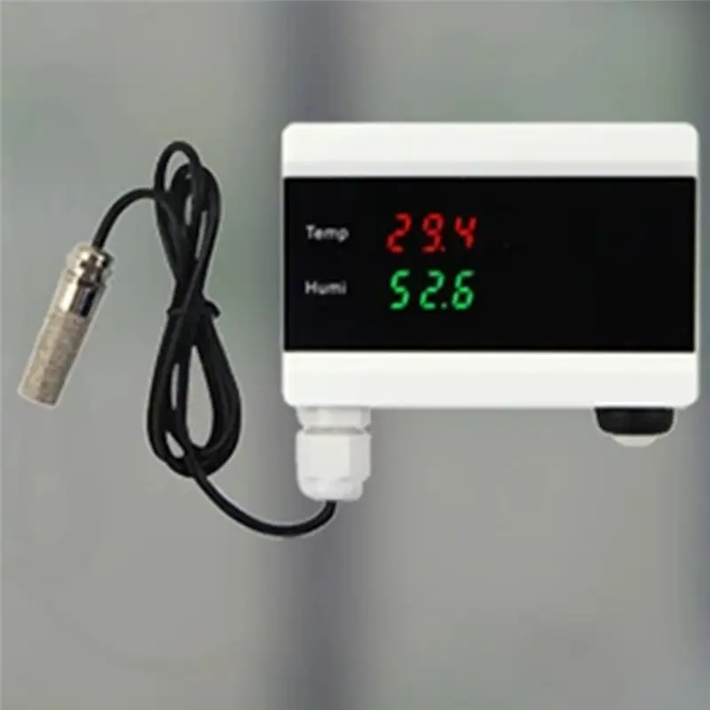 AT05-Tuya WIFI Temperature And Humidity Sensor For Smart Home With LCD Display Home Thermostat Controller