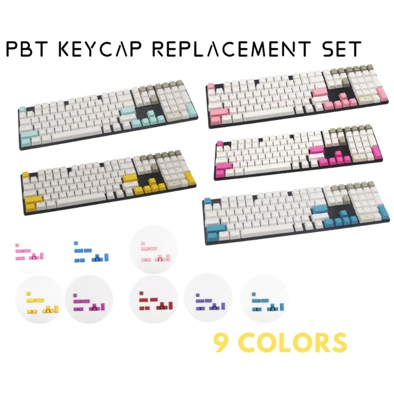 공간 방향이 있는 기계식 키보드용 PBT 키캡 세트 10개 키캡