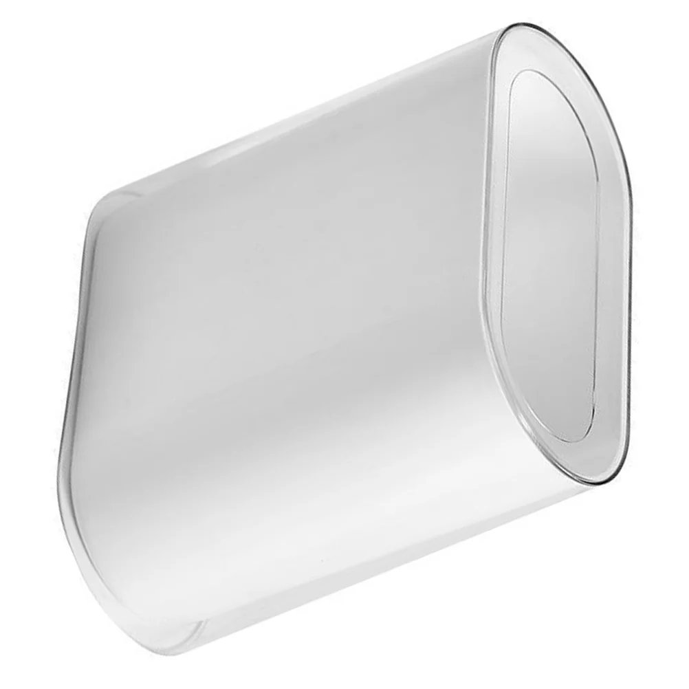 

Slim Trash Can Simple White Plastic Garbage Container Waste Basket for Bedroom Kitchen Office Bathroom Laundry Utility Closet