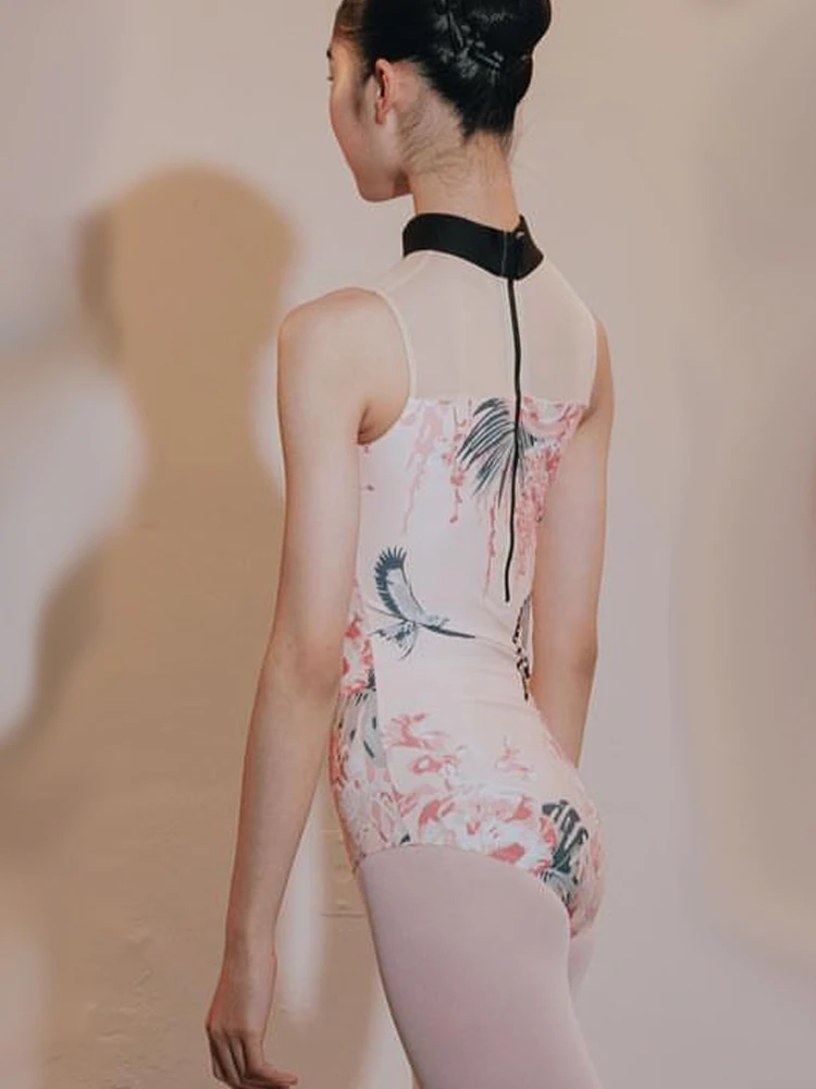 Volwassen Vrouwelijke Ballet Print Panty Gympak Danspraktijk Digitale Gepersonaliseerde Maatwerk Fitnesskleding