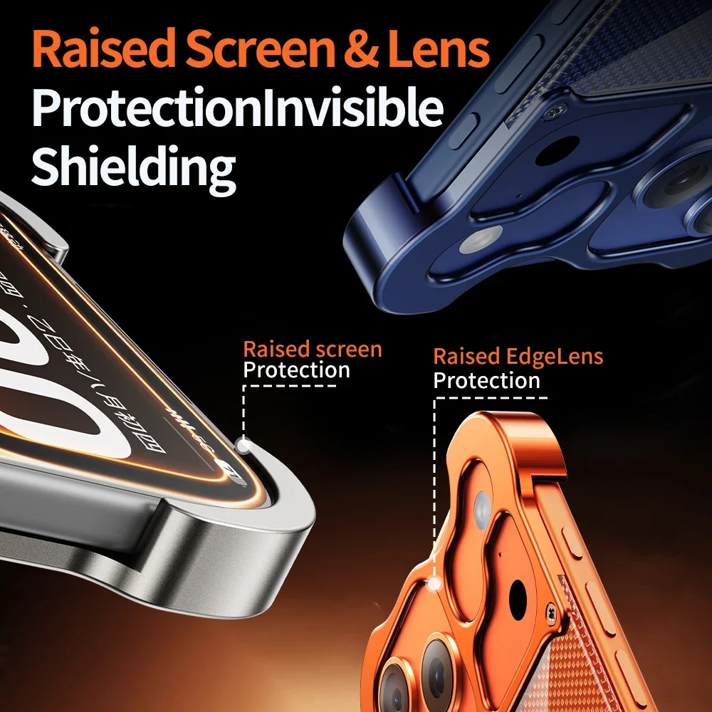 سامسونج كالفر الملمس فرملس المغناطيسي الحال بالنسبة آيفون 17 الهواء 16 15 برو ماكس المعادن كونر وسادة غطاء للحماية جديد 2026