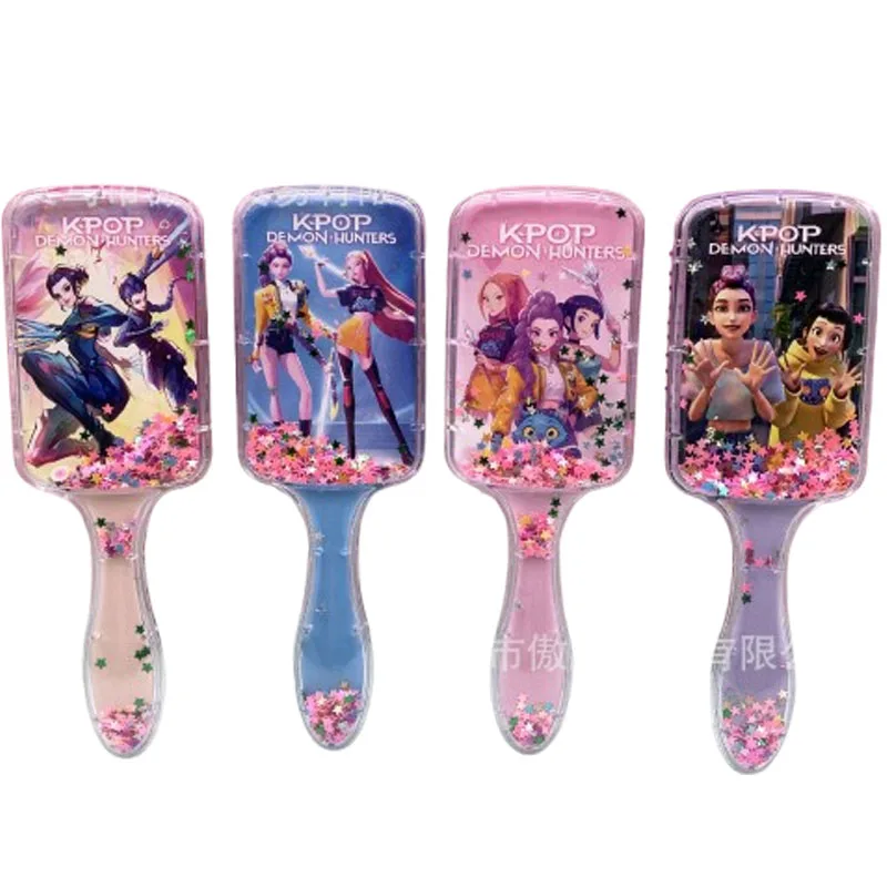 

1PCS for KPop Demon Hunters Comb Cartoon Rumi Mira Zoey Air Cushion Comb Anime Peripheral Student Comb Girl Birthday Gift