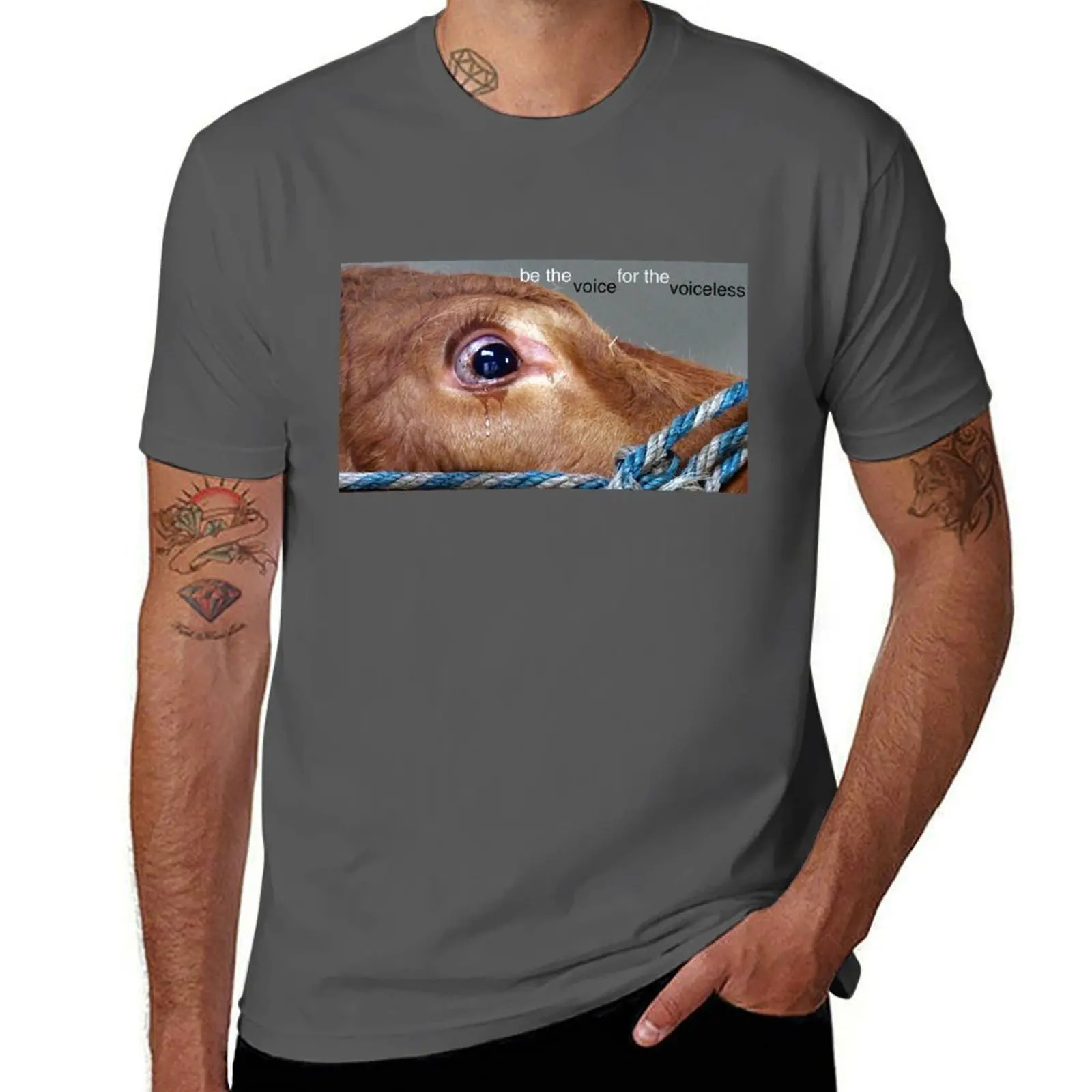 

Be The Voice For The Voiceless T-Shirt graphic t shirts summer 2025 Short sleeve tee mens t shirts top quality