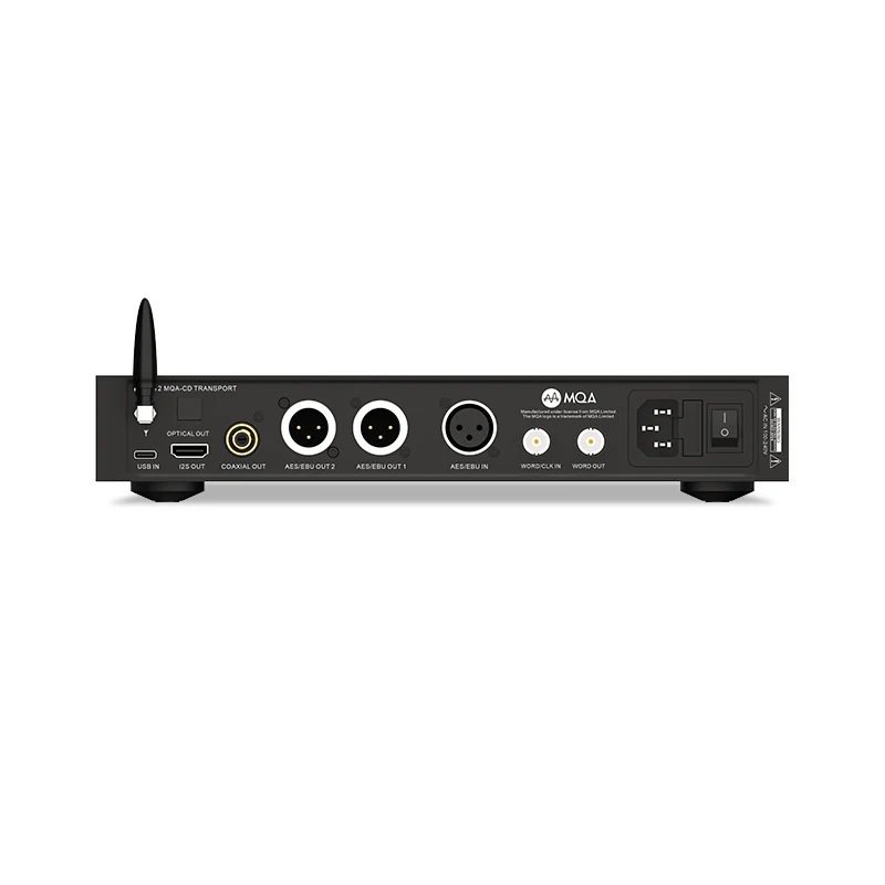 SMSL T2 MQA-CD Transporte Hi-Res Digital Media Center Suporte 32Bit/768kHz DSD512 com Controle Remoto