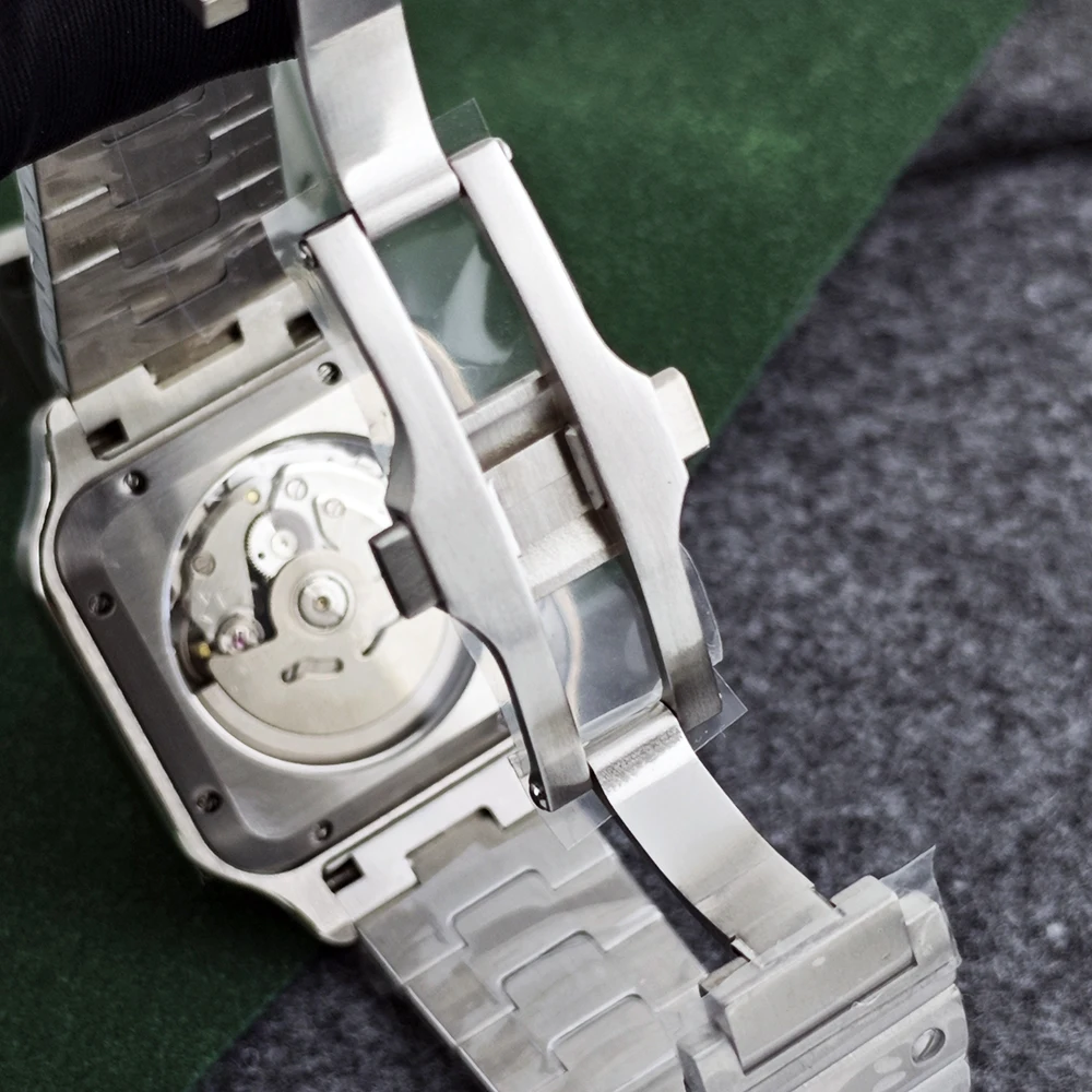 Zegarek NH35 czas to pieniądz zegarek 38mm ze stali nierdzewnej zegarek z własnym logo odpowiedni do mechanizmu NH35