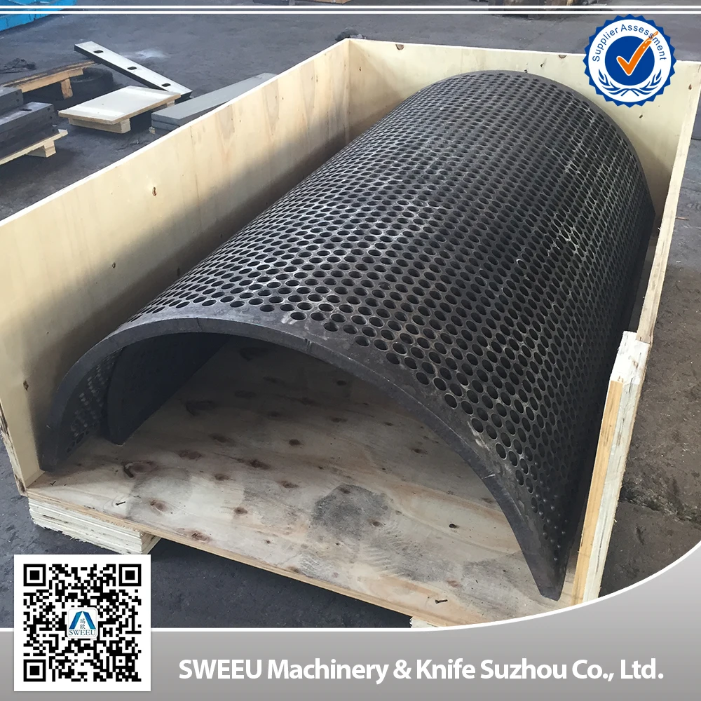 Granulator Screens for Plastics With High Durability