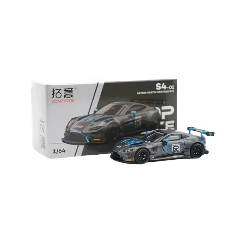 

Premium scale model XCARTOYS POPRACE 1/64 Co-branded float series Porsche Martin GTR Alloy model toy, a Christmas gift for boys