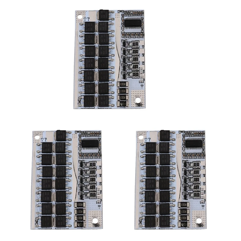 New 3X Bms 12V 16.8V 21V 100A Li-Ion Ternary Lithium Battery Protection Board With Balance Pcm 18650 Lipo Bms(5S)