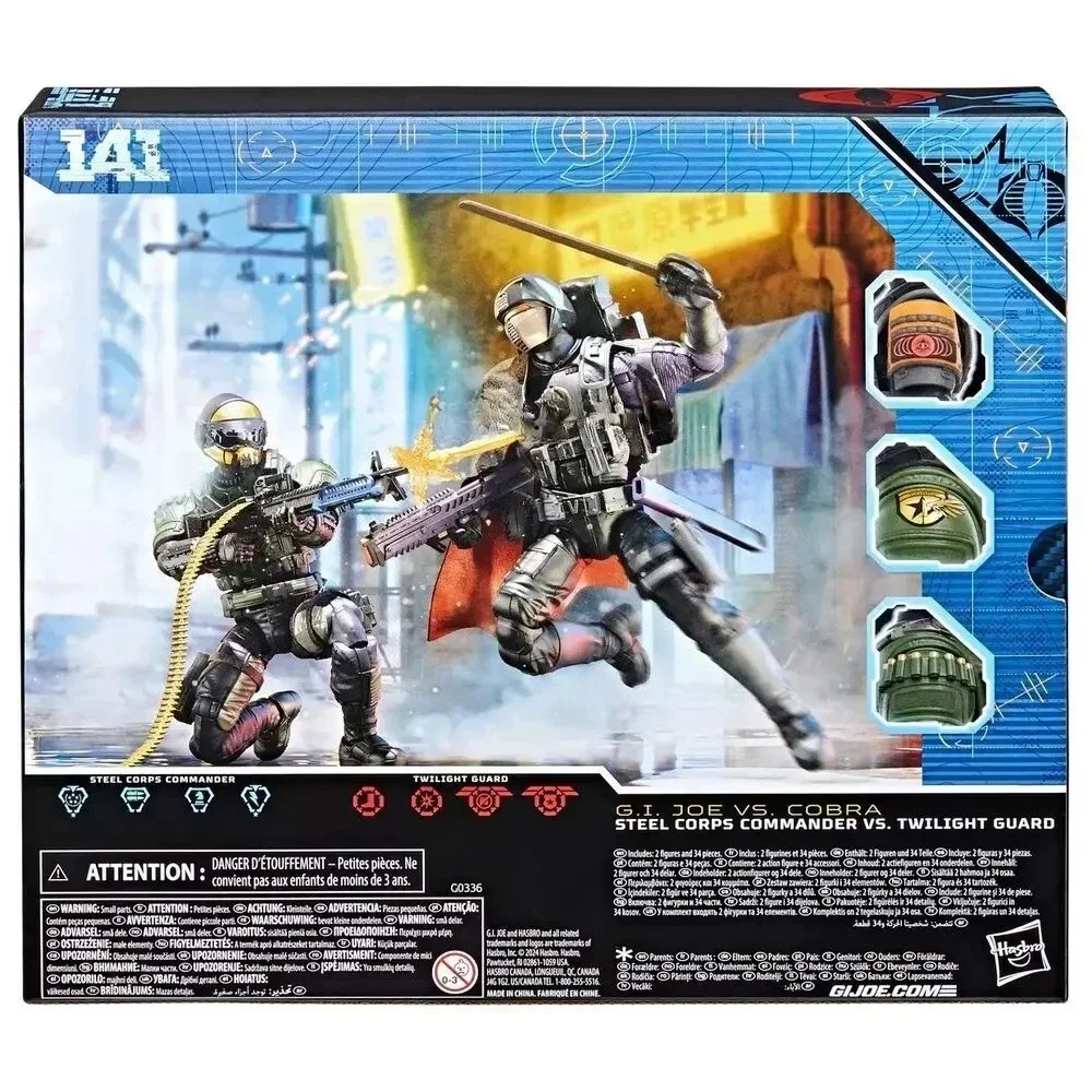 W magazynie G.I. Joe GI Joe Classified Series 141 Steel Corps Commander Vs Twilight Guard Model postaci zabawka Hobby prezent