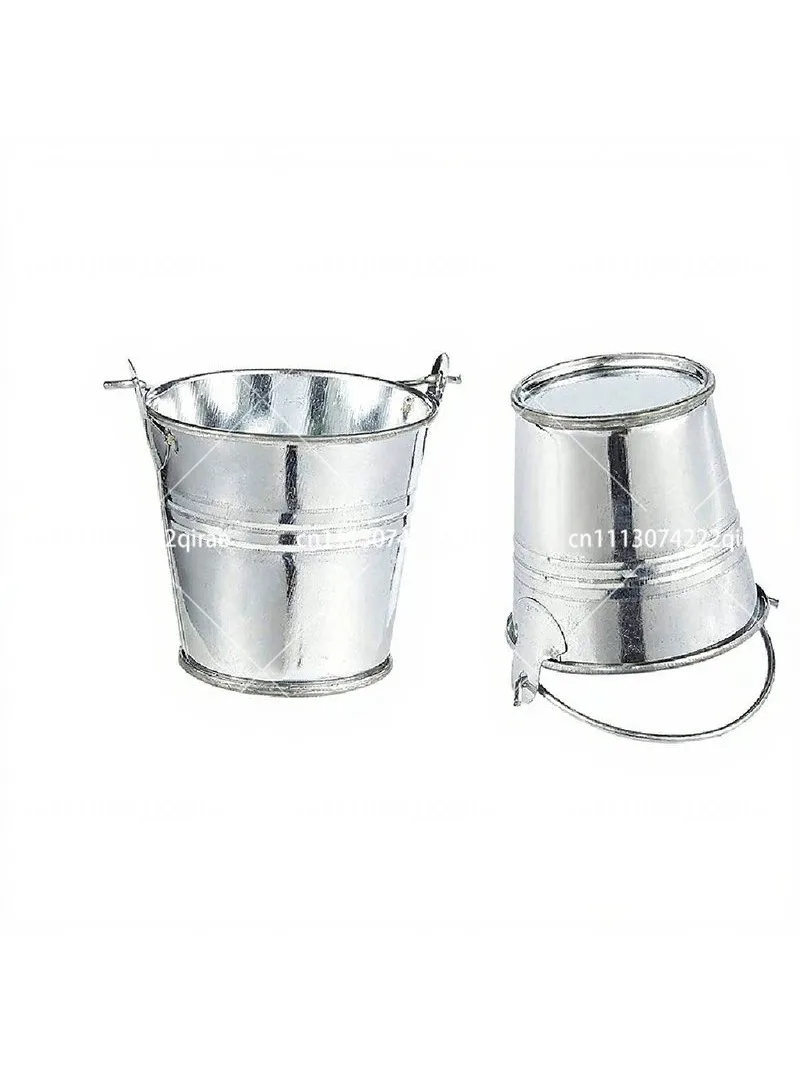 Suitable for 20Pcs Mini Metal Bucket Portable Flower Pot Vases